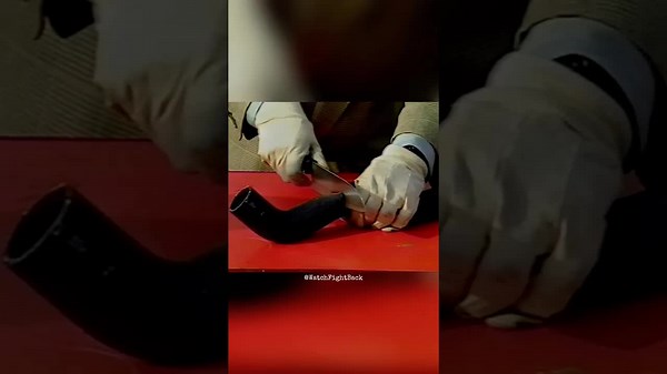 Ginsu Knife Durability Test: Slicing Through Lead, Nail, and Radiator Hose?