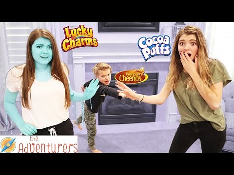 Cereal Freeze Tag Game Indoors