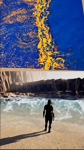 Unreal Engine 5.8 Waves Simulation with Foam in Real-Time / Niagara Fluids #unrealengine