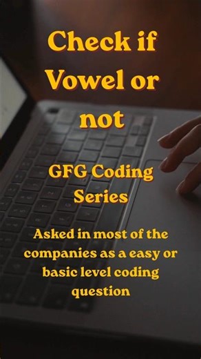 Check vowel in Python | Coding Interview Question #shorts #coding #python #viral #viralshorts #funny