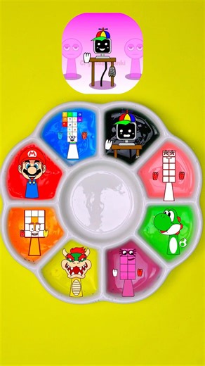 Sprunki NUMBERBLOCKS song No BATIDÃO #colormixing Super Mario song #sprunki #supermario No BATIDÃO