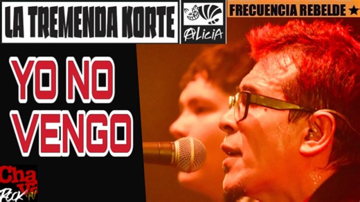 2.1K views · 51 reactions | La Tremenda Korte. Yo No Vengo - Frecuencia Rebelde. 26 de septiembre de 2025. Multiforo Cultural Alicia. Ciudad de México.. #ChavaRock #LaTremendaKorte LA TREMENDA KORTE Ignacio Multiforo Alicia | Chava Rock | Facebook