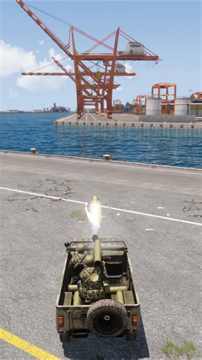 simulation how does anti-armor work at long range? #simulation #dcs #army #arma #military #shorts