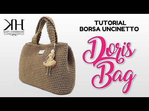 CROCHET BAG TUTORIAL - "Doris" CROCHET BAG ♡ Katy Handmade