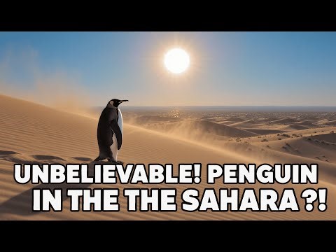 Penguin Lost in the Sahara Desert | Ultra Realistic Cinematic