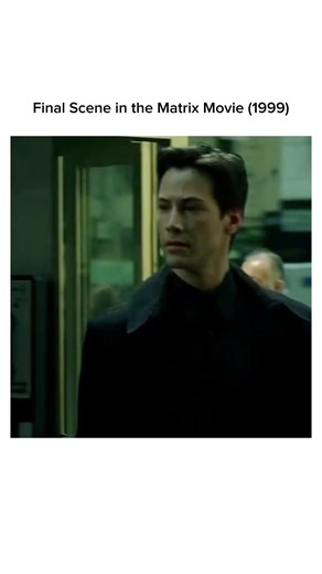 Keanu Reeves in the final scene of the Matrix (1999) #shorts