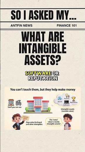 What Are Intangible Assets? Finance 101