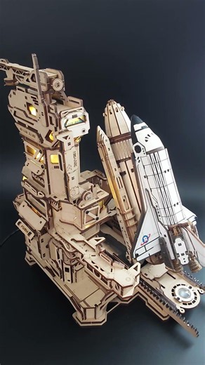 Rokr - Spaceshuttle #rokr #robotime #wood #hobby #model