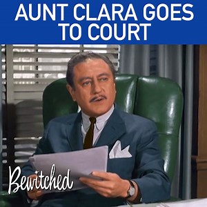 As she has been pressed charges against, Aunt Clara (Marion Lorne) charms her way out of a hearing. From Season 1 Episode 27 'There's No Witch Like an Old Witch' - To cheer up Aunt Clara over her dwindling powers, Samantha gets her to try her hand at babysitting. Watch More of Bewitched and Subscribe: http://www.youtube.com/bewitched Available on Prime Video: https://www.amazon.com/Bewitched-Season-1/dp/B001Q5NL3Q ABOUT BEWITCHED: United by love, Darrin and Samantha Stephens (Dick York and Eliza