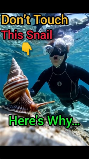 This Tiny Snail Can Kill a Human in Minutes! #aishorts#ConeSnail #animals #fish#ocean #SeaCreatures
