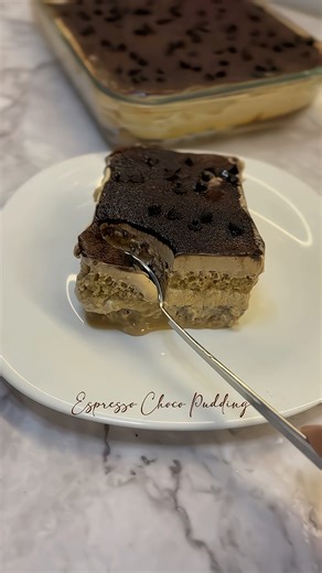 Espresso Choco Pudding🍮 #trending #chocolatepudding #pudding #chocolate #athome