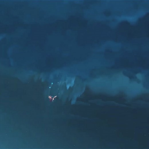 Ayaka x Aether and Yoimiya in Genshin Impact