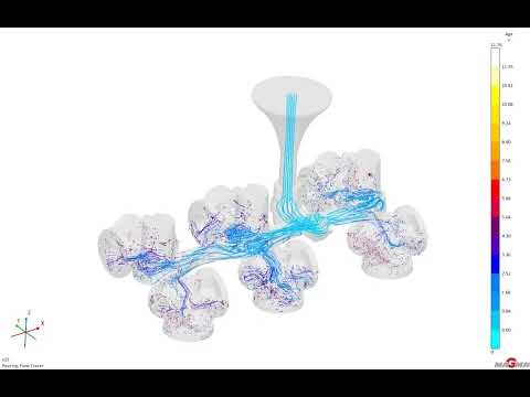 Flow Tracer #magmasoft #casting #engineering #science #iron #tracer