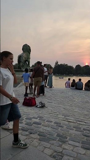 Puesta del Sol 🌅 en Madrid (Parque del Retiro)