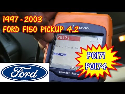 1997-2003 Ford Pickup P0171 P0174 System Too Lean Bank 1 Bank 2