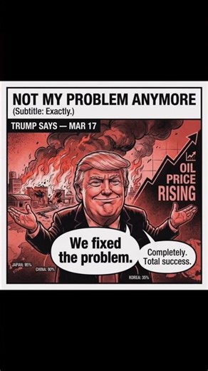 [Today's Trump Quotes - March 17] Trump: "Not My Problem Anymore" #trump #politicalsatire #comics