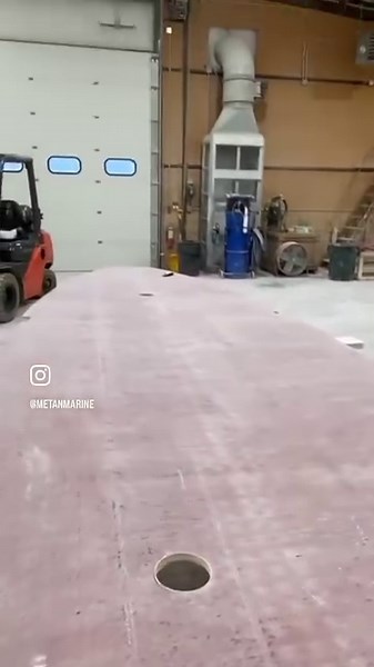 Pre-fitting the #composite deck into the #formulaboat #boatrestoration before cutting out the deck hatches another step of #makingitmetan | Metan Marine and The Classic Collection