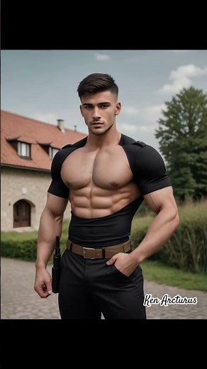 Hot Hunk Soldier | AI Handsome Military Men