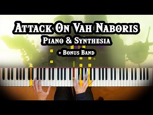 Zelda: Breath Of The Wild - Attack On Vah Naboris Piano + Synthesia [How To Play] [Piano Tutorial]