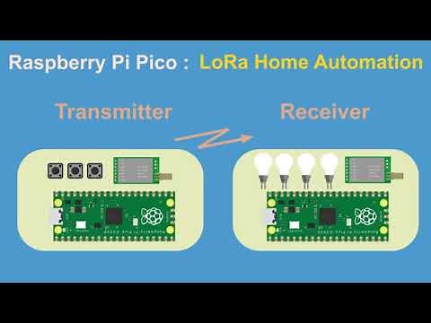 Raspberry Pi Pico LoRa (Long Range) home automation | MicroPython