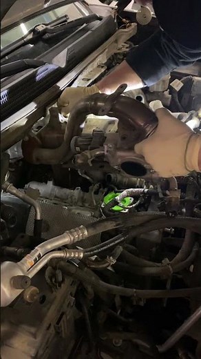 Exhaust Gas Recirculation (EGR) Removal. L5P Duramax EGR Removal. #mechanic #chevy #fyp #shorts