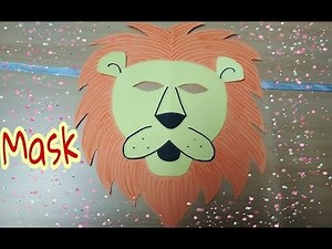 Mask for kids | How to make Lion Mask for kids | Animal Mask for kids