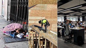 Homeless 'right' to sleep outside, Rising housing costs, Canada's productivity crisis