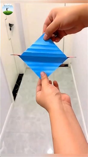 Amazing Paper Flying Spinner 😳✈️ | Easy DIY Paper Toy That Flies Smooth #shorts #origami
