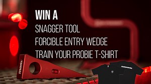 🔥 WIN A FREE SNAGGER TOOL, FORCIBLE ENTRY WEDGE, AND TRAIN YOUR PROBIE T-SHIRT! 🔥 Follow Motis Snagger Tool and Train Your Probie and TAG 2 friends and share the post! Winner Picked Friday May 3, 2019 #motisfirerescue #snaggertool #motiswedge #forcibleentry #trainyourpobie | Motis Fire Rescue