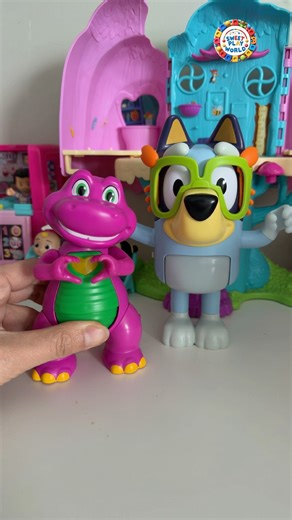 Bluey and Barney adventure