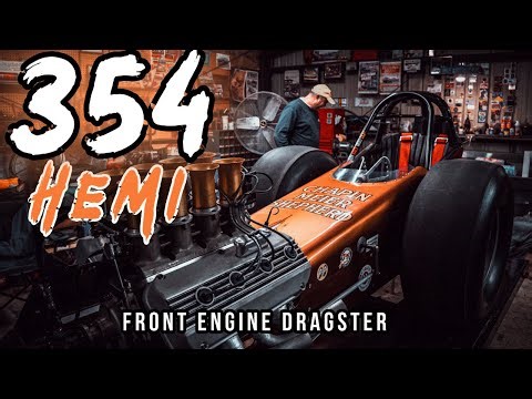 354 HEMI Front Engine Dragster goes Wheels UP!