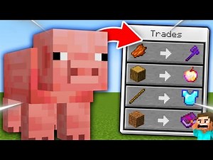 Minecraft, But Mobs Trade OP Items !!