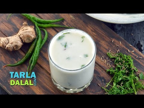 Buttermilk, Homemade Buttermilk Recipe, Chaas by Tarla Dalal