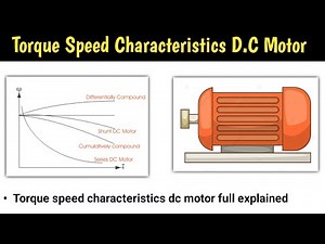 characteristics of dc motor | torque speed characteristics of dc motor | characteristics of series