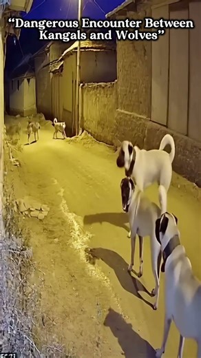 Kangals Were Shocked to See a Large Wolf Pack