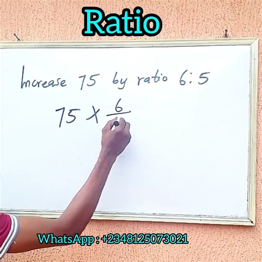 Increasing a number in a given ratio #maths #basicproblems #mathematics #mathway #mathideas