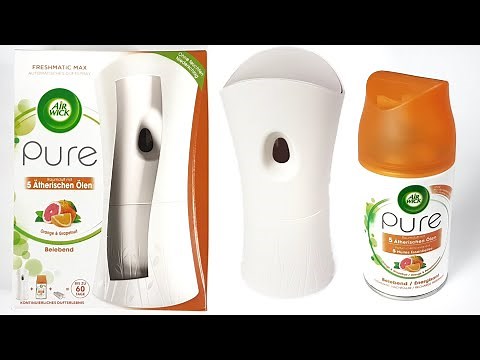 Air Wick Pure Air Refresher Freshmatic Max Orange & Grapefruit New