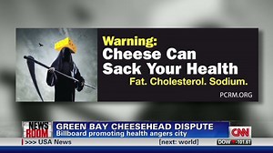 Packers 'cheeseheads' upset over anti-cheese billboard