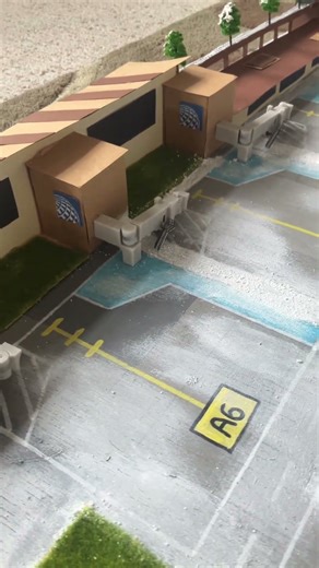 Terminal 1 Is Complete! 🎄🎁❄️ | #modelairport #aviation #geminijets #airplane #modelairplane