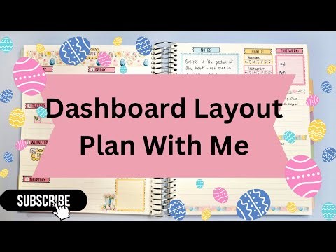 Content Planning Plan With Me | Dashboard Layout Setup + Social Media Planning Routine