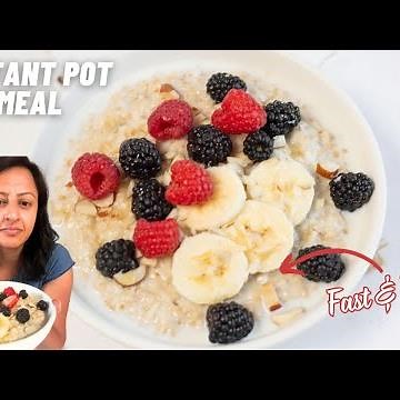 The BEST way to make Creamy Oatmeal in the Instant Pot!