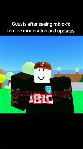 Bad updates and moderation // #roblox #robloxmemes #edit #edit #funny #animation #robloxanimation