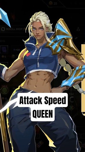 everyone loves attack speed and Irini has the most of it #autobattler #roguelike #gamedev