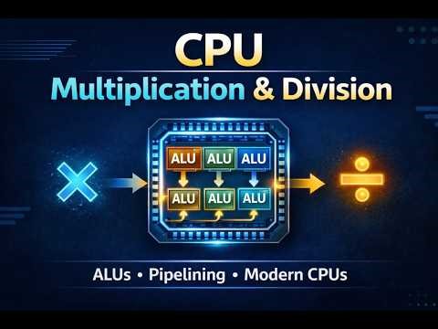 Multiplication & Division in CPU | How Modern Processors Use Multiple ALUs & Pipelining