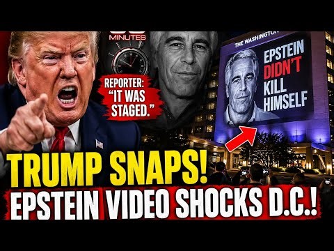 Dinner Shooting STAGED? Trump Asked By Reporter + Epstein Projection SHOCKS DC At Hotel 📱