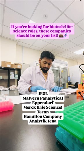 Abhay Mishra | Academic Advisor on Instagram: "Top Companies — Apply Here 🔗 Waters Corporation – https://www.waters.com/waters/en_US/careers/nav.htm Shimadzu Corporation – https://www.shimadzu.com/careers Bio-Rad Laboratories – https://careers.bio-rad.com Sartorius – https://www.sartorius.com/en/company/careers Illumina – https://www.illumina.com/company/careers.html Agilent Technologies – https://careers.agilent.com Thermo Fisher Scientific – https://jobs.thermofisher.com Danaher Corporation –