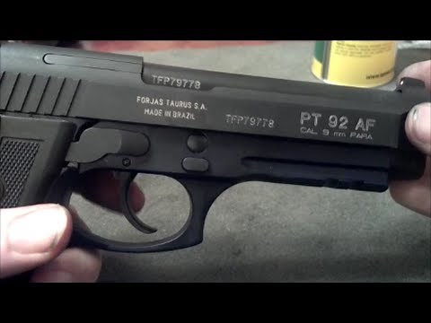 Taurus PT 92 Takedown and Cleaning