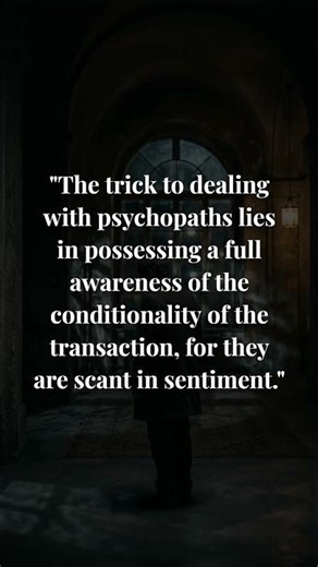 illimitable men on the trick to dealing with psychopaths #machiavelli