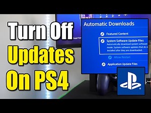 How to Turn Off System Software Updates on PS4 & Turn Off Auto Updates