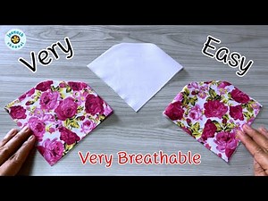 Very Easy🔥🔥Face Mask Sewing Tutorial | DIY Breathable Face Mask Sewing Tutorial | Máscara 3D
